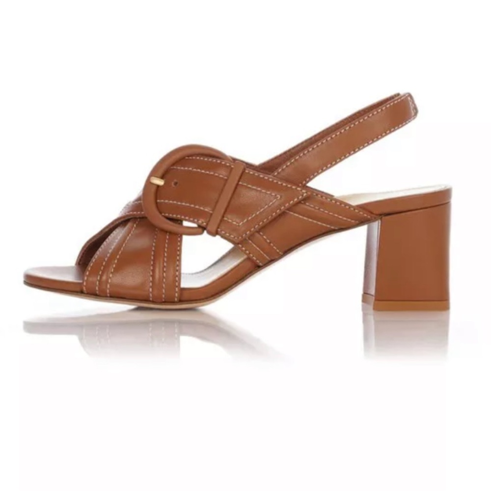 Marion Parke Christina 60 Block Heel Slingback Sandal size 40